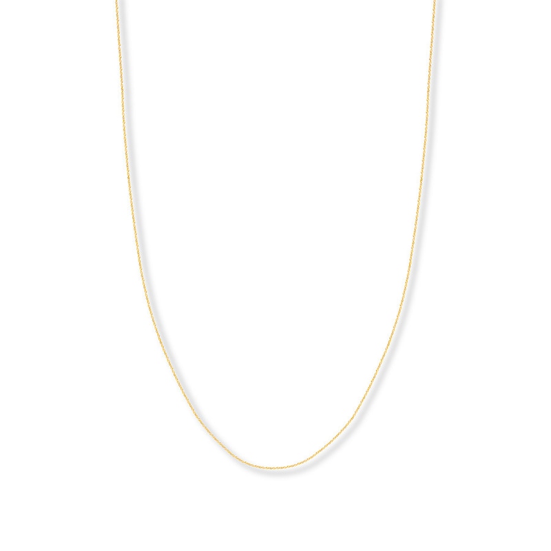 16" Solid Singapore Chain 14K Yellow Gold Appx. .8mm