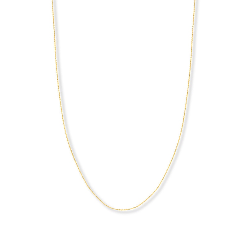 18" Solid Singapore Chain 14K Yellow Gold Appx. .8mm