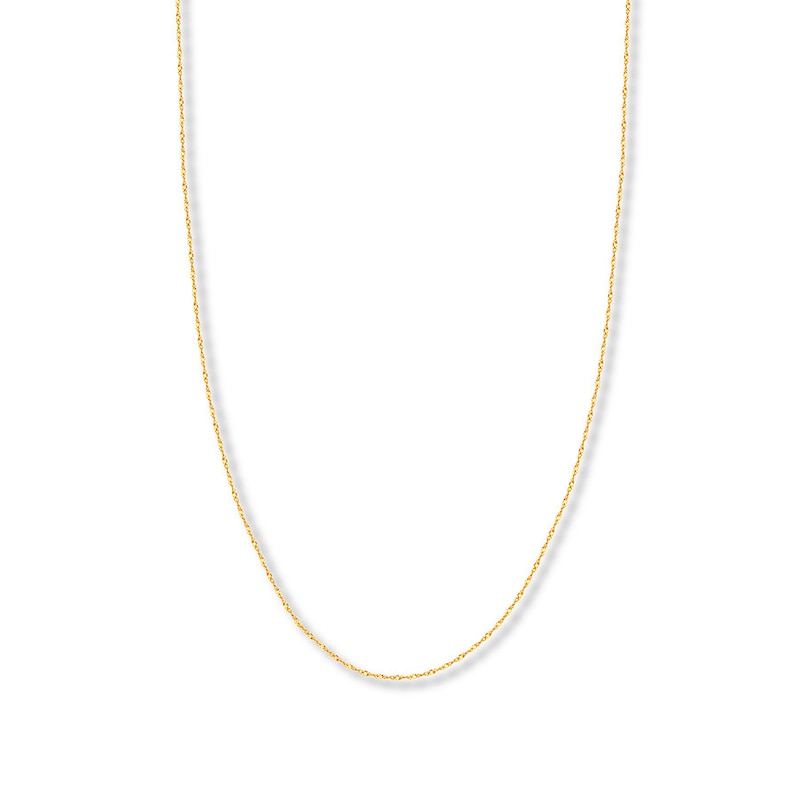 16" Solid Singapore Chain 14K Yellow Gold Appx. 1.7mm with 360