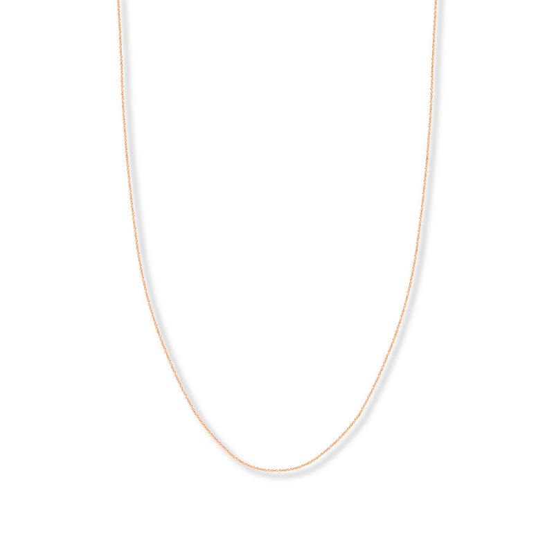 Main Image 1 of 18&quot; Singapore Chain Solid 14K Rose Gold Appx. .85mm
