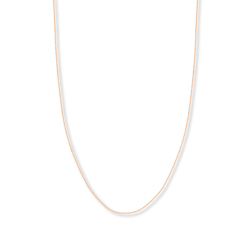 Main Image 1 of 20&quot; Singapore Chain Solid 14K Rose Gold Appx. .85mm