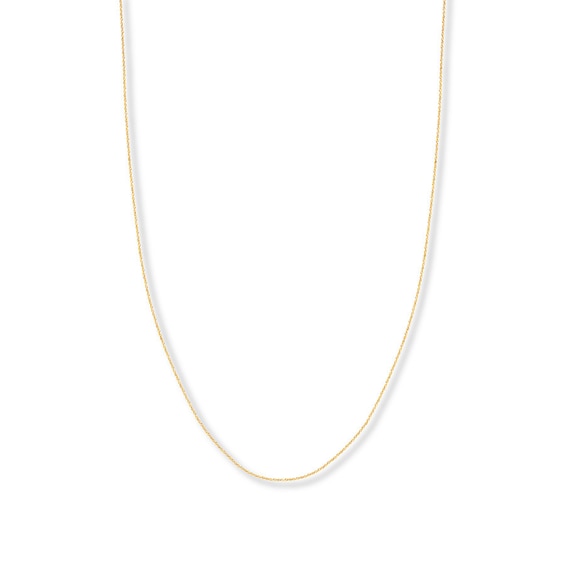 16" Singapore Chain Solid 14K Yellow Gold Appx. .85mm
