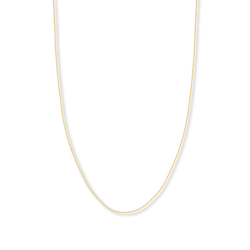 Main Image 1 of 16&quot; Singapore Chain Solid 14K Yellow Gold Appx. .85mm