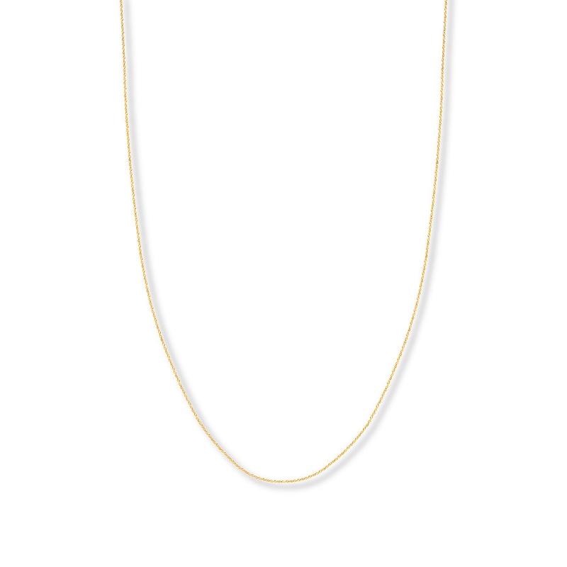 18" Solid Singapore Chain 14K Yellow Gold Appx. .85mm