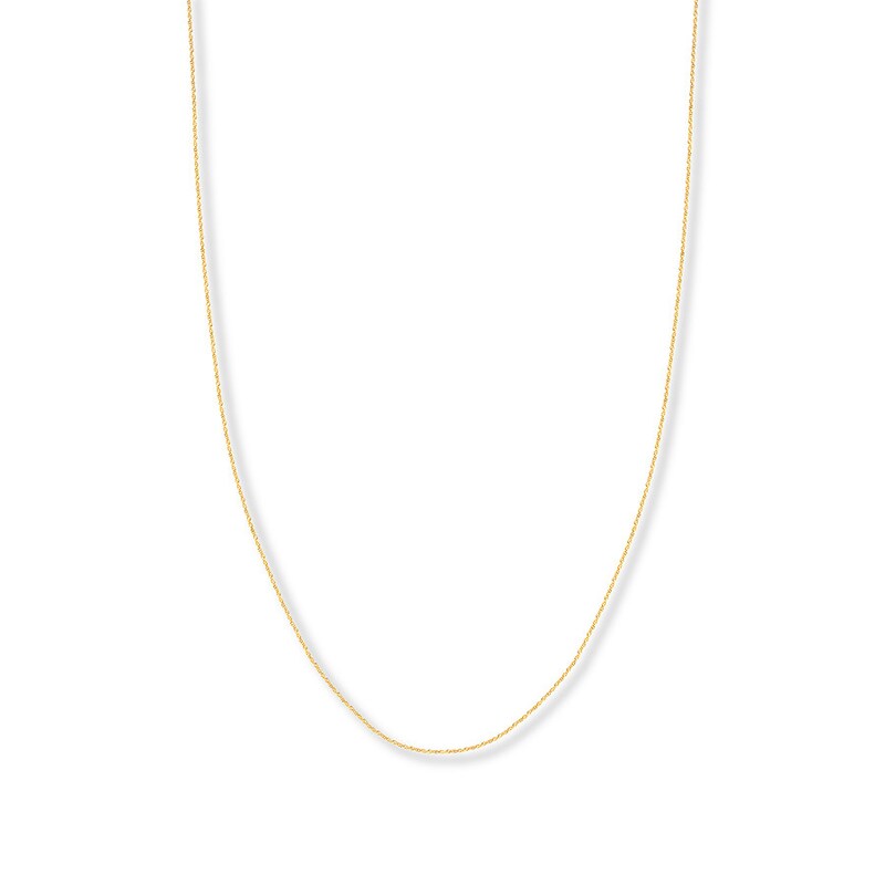 Main Image 1 of 20&quot; Singapore Chain Solid 14K Yellow Gold Appx. .85mm