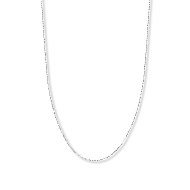 16" Solid Singapore Chain 14K White Gold Appx. 1.5mm