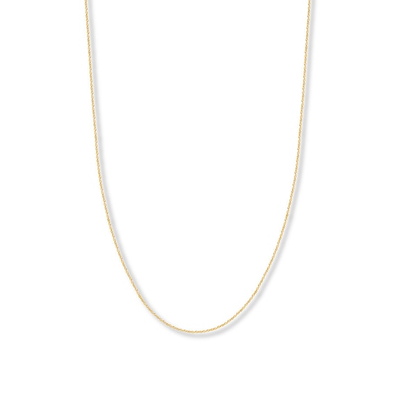 16" Singapore Chain Solid 14K Yellow Gold Appx. 1.5mm