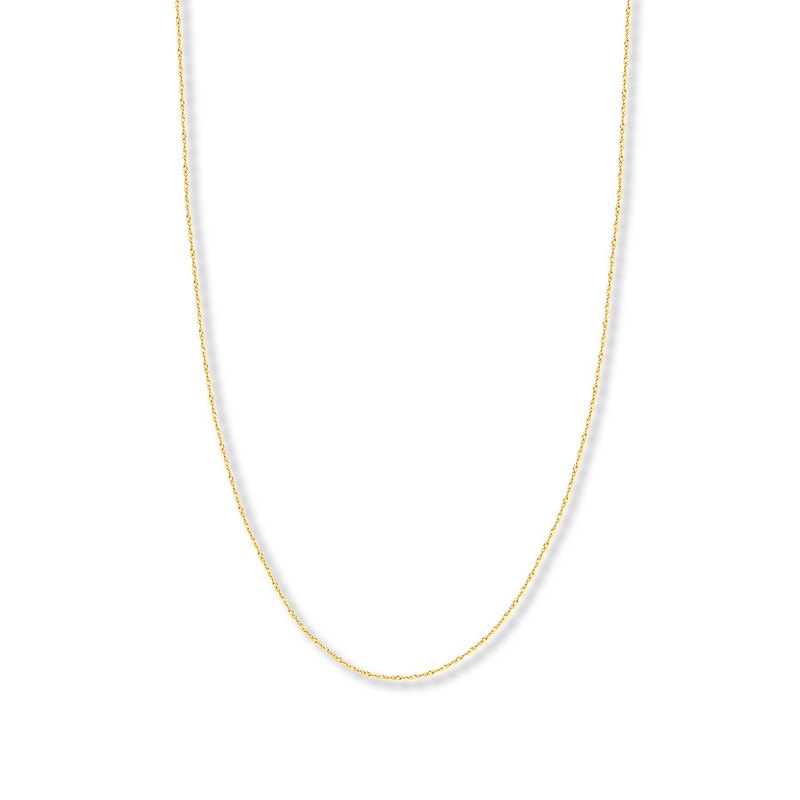 18" Solid Singapore Chain 14K Yellow Gold Appx. 1.4mm
