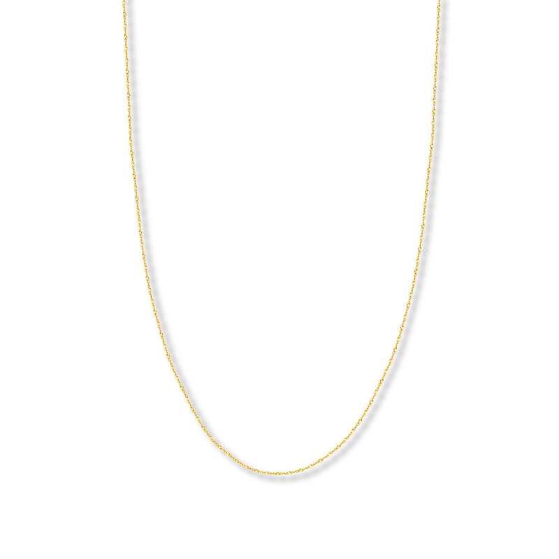 20" Solid Singapore Chain 14K Yellow Gold Appx. 1.4mm