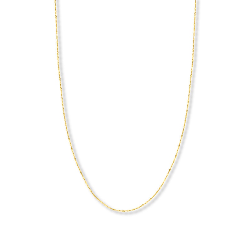 Beautiful Yellow gold 14K Singapore Chain With Spring Ring 