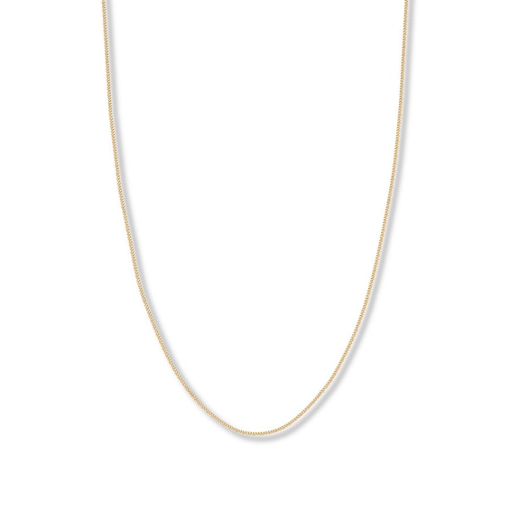 16" Curb Chain Solid 14K Yellow Gold Appx. 1.4mm