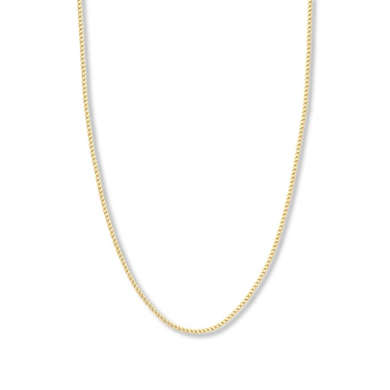 20" Curb Chain Solid 14K Yellow Gold Appx. 3.7mm