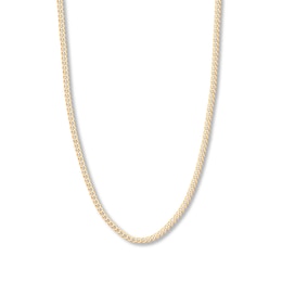 18" Curb Chain Solid 14K Yellow Gold Appx. 4.4mm