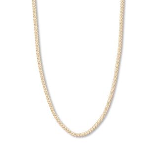 18" Curb Chain Solid 14K Yellow Gold Appx. 4.4mm