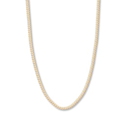 20" Curb Chain Solid 14K Yellow Gold Appx. 4.4mm