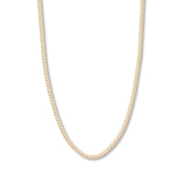 24" Curb Chain Solid 14K Yellow Gold Appx. 4.4mm