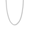 Thumbnail Image 1 of 18&quot; Curb Chain Solid 14K White Gold Appx. 4.95mm