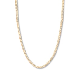 30" Curb Chain Solid 14K Yellow Gold Appx. 4.95mm