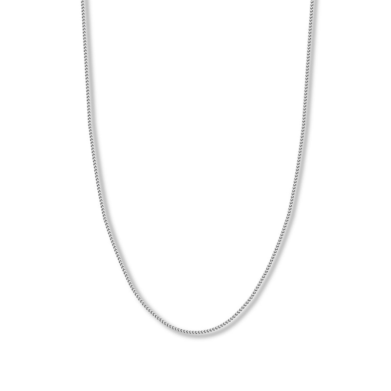 Main Image 1 of 22&quot; Franco Chain Solid 14K White Gold Appx. 2.0mm