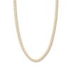 Thumbnail Image 0 of 20" Solid Curb Chain 14K Yellow Gold Appx. 6.7mm