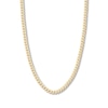 Thumbnail Image 1 of 24&quot; Curb Chain Solid 14K Yellow Gold Appx. 6.7mm