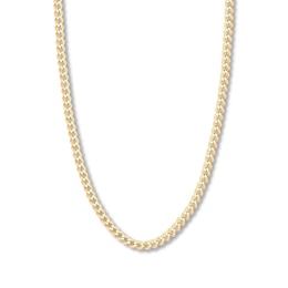 24" Curb Chain Solid 14K Yellow Gold Appx. 6.7mm