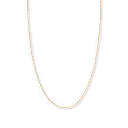 16" Figaro Chain Necklace Solid 14K Yellow Gold Appx. 1.28mm