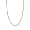 Thumbnail Image 0 of 18" Solid Figaro Chain Necklace 14K Yellow Gold Appx. 3.9mm