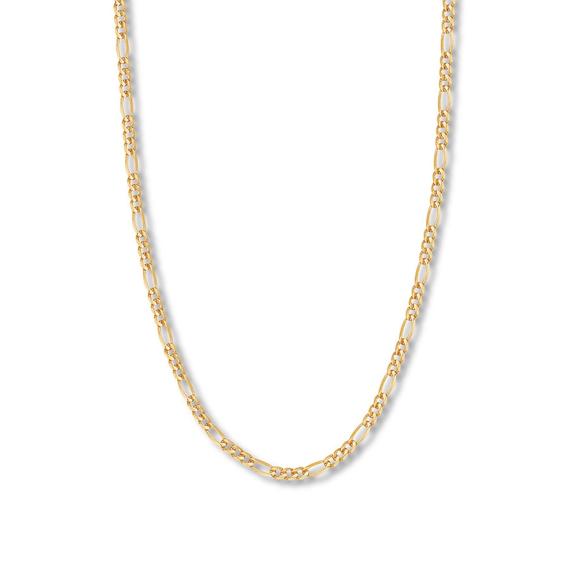 Main Image 1 of 20&quot; Figaro Link Chain Solid 14K Yellow Gold Appx. 4.7mm
