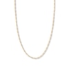 Thumbnail Image 1 of 24&quot; Figaro Chain Necklace Solid 14K Yellow Gold Appx. 2.36mm