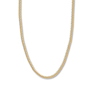 20" Cuban Chain Necklace Solid 14K Yellow Gold Appx. 5mm