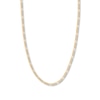 Thumbnail Image 0 of 18" Solid Figaro Chain Necklace 14K Yellow Gold Appx. 3.2mm