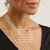 Thumbnail Image 2 of 22" Figaro Chain Necklace Solid 14K Two-Tone Gold Appx. 3.2mm