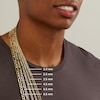 Thumbnail Image 3 of 22" Figaro Chain Necklace Solid 14K Two-Tone Gold Appx. 3.2mm