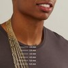 Thumbnail Image 3 of 24" Figaro Chain Necklace Solid 14K Two-Tone Gold Appx. 3.2mm