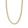 Thumbnail Image 0 of 22" Solid Cuban Chain Necklace 14K Yellow Gold Appx. 7.3mm