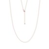 Thumbnail Image 1 of 16&quot; Adjustable Cable Chain Solid 14K Rose Gold Appx. .7mm