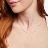 Thumbnail Image 2 of 16" Adjustable Solid Box Chain 14K White Gold Appx. .55mm