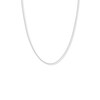 Thumbnail Image 0 of 13" Adjustable Children's Solid Curb Chain 14K White Gold Appx .69mm