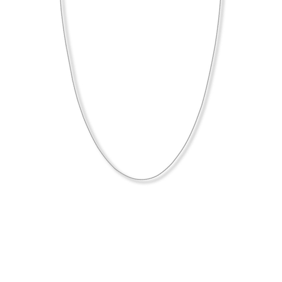 13" Adjustable Children's Curb Chain Solid 14K White Gold Appx .69mm