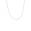 Thumbnail Image 0 of 13" Adjustable Children's Solid Cable Chain 14K White Gold Appx 1.2mm