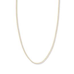 Adjustable 22" Snake Chain Hollow 14K Yellow Gold Appx. 1.4mm