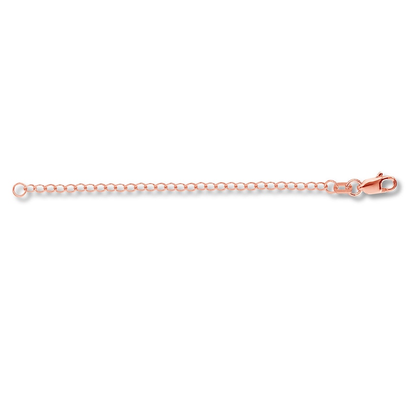 Main Image 1 of 3&quot; Extender Cable Chain Solid 14K Rose Gold Appx. 1.8mm