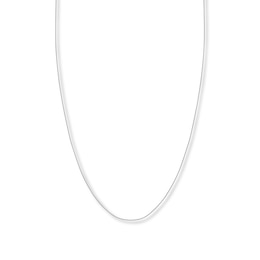 22" Adjustable Square Wheat Chain Solid 14K White Gold Appx .85mm