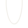 Thumbnail Image 1 of Adjustable 22&quot; Square Wheat Chain Solid 14K Yellow Gold Appx. 85mm