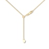 Thumbnail Image 1 of Adjustable 22" Solid Square Wheat Chain 14K Yellow Gold Appx. 85mm