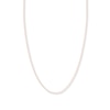 Thumbnail Image 1 of Adjustable 22&quot; Square Wheat Chain Solid 14K Rose Gold Appx. 85mm
