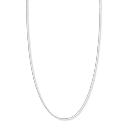 Adjustable 22" Sparkling Chain Solid 14K White Gold Appx. 1.15mm