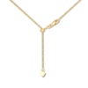 Thumbnail Image 2 of Adjustable 22&quot; Sparkling Chain Solid 14K Yellow Gold Appx. 1.15mm
