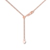 Thumbnail Image 1 of Adjustable 22" Solid Sparkling Chain 14K Rose Gold Appx. 1.15mm